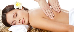 Relax by massaging your body